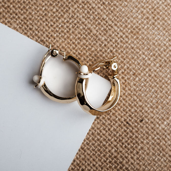Clip-On Gold Hoops